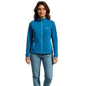 Rab Vapour Rise Lite Jacket Women's Size Medium UK 12 Blue Pertex Fleece